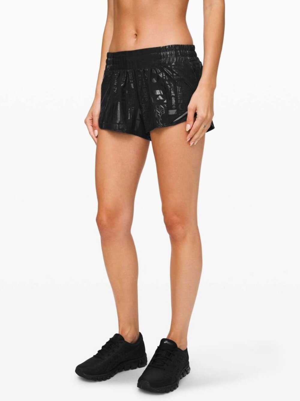 Lululemon 20th Anniversary Manifesto Hotty Hot Shorts Black Foil XS / Size 2-4